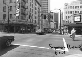 Seymour and Dunsmuir [Streets looking] west