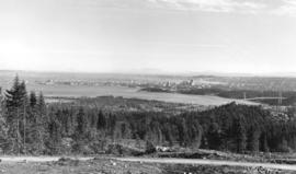 [Looking south at the undeveloped British Pacific Properties]