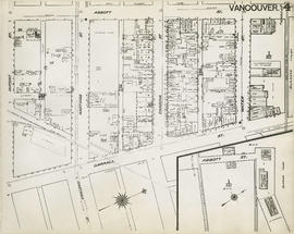 Plan of Vancouver, 1889 [fire map] : [Water Street to Abbott Street to Dupont Street to Carrall S...