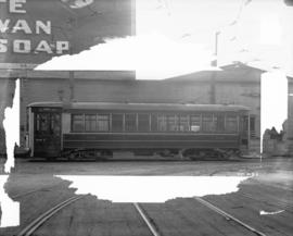 [Streetcar number 501, fitted with doors for front end entrance and one man operation]