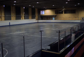 [Indoor ball hockey rink]