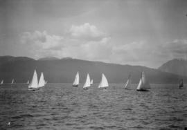 Yacht race at English Bay