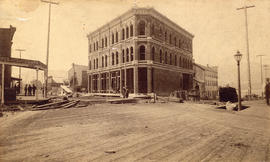 Springer - Van Bremer block at the corner of Cordova Street and Cambie Street