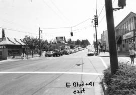 East Boulevard and 41st [Avenue looking] east