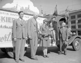 Barbara Stanwyck [and others promoting the] 4th Victory Loan Campaign
