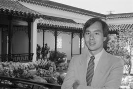 Businessman Ron Shon at Dr. Sun Yat-sen Garden