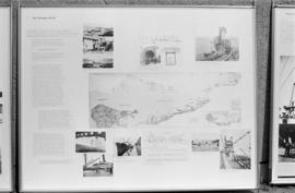 Close up of display panel  "Port Development 1914-1933" for the City of Vancouver Archi...