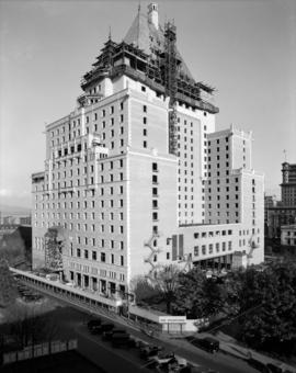 [Canadian National Hotel (Hotel Vancouver) from southwest corner]