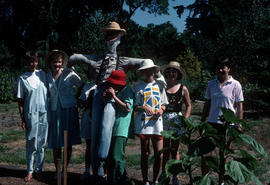 Education : children's vegetable garden