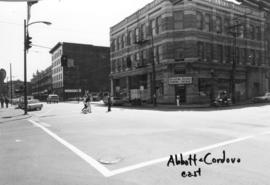 Abbott and Cordova [streets looking] east