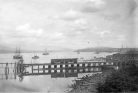 [C.P.R. transfer wharf at foot of Thurlow Street]