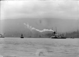 [Coastal steamship] "Prince George" aground at 1st Narrows