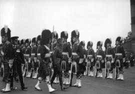 H.R.H. Prince of Wales [inspecting]