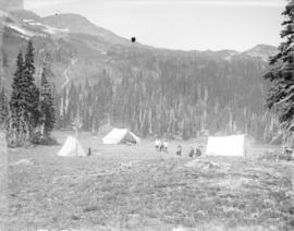 [Camp in Black Tusk Meadows in Garibaldi District]