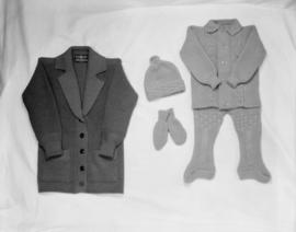 David Spencer Ltd. [Children's clothes - A knitted outfit and a sweater]