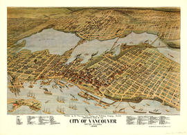 Panoramic view of the City of Vancouver, British Columbia, 1898