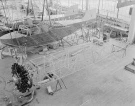 Boeing Aircraft Co. of Canada, [40H-4 mail plane fuselages with two C204 flying boat hulls (behind)]