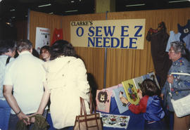 Clarke's "O Sew E Z" needle display booth