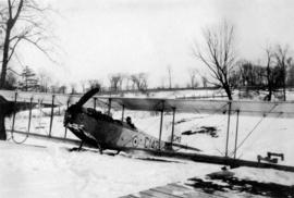 [Airforce plane in the snow]