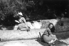 At Larabee State Park : [Beatrice Timmins and woman]