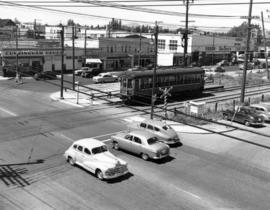 [View of the last Vancouver Lulu Island inter urban tram near 41st Avenue and West Boulevard]