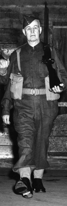 Alderman Charles Jones in military uniform