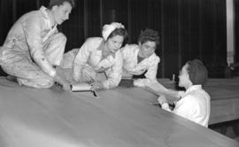 [Workers at the Boeing plant on Sea Island]