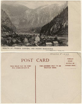 Mouth of Fraser Canyon and Indian Rancherie