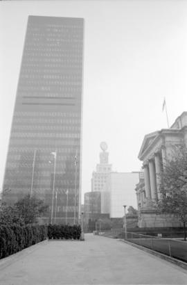 Toronto Dominion Bank tower across the Provincial Court House plaza