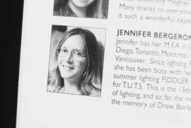 Headshot and biography of Jennifer Bergeron