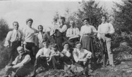 Group photo with Bill McGuigan and sister Eleanor