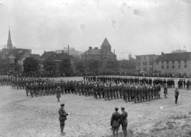 29th military [troops at Cambie Street grounds]