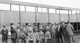 [Group photograph of Mayor L.D. Taylor and other men at the Vancouver Exhibition]