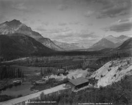 Upper Bow Valley from cave, Banff