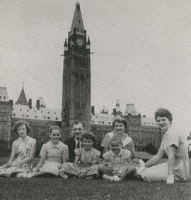 Family on Parliament Hill