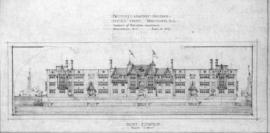 Proposed apartment building, Pacific St., Vancouver B.C. : front elevation