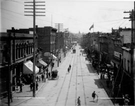 Cordova Street, Vancouver, B.C. [looking east from Cambie Street]