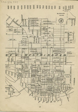 Sectional map and street directory of Vancouver : [McBride Boulevard to Laburnum Street to Eighte...