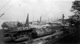 [View of] Vancouver Pier "B"-"C" construction