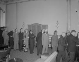 Vanc. Board of Trade - Nehru and officials at Hotel Vancouver