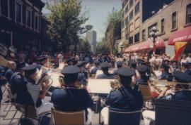 Fire Department Band performing