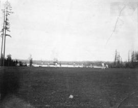 [Cricket game at Brockton Point, Stanley Park]