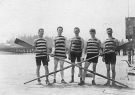[Champion rowers of the Vancouver Rowing Club]