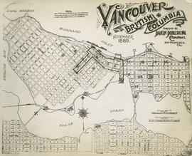 Plan of Vancouver, 1889 [fire map] : key plan