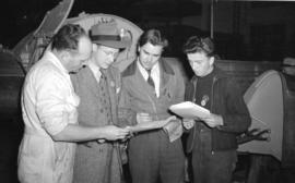 [Workers at the Boeing plant on Sea Island]