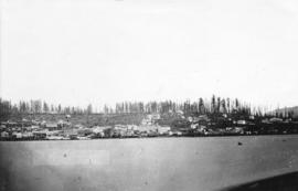 [View of New Westminster from across the river]