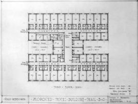 Proposed hotel building, Trail B.C. : third floor plan