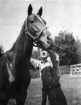 Alf Clinton and horse