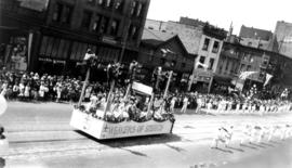 [The Sons of England float in the Dominion Day Parade]