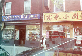 Storefronts in Toronto's old Chinatown